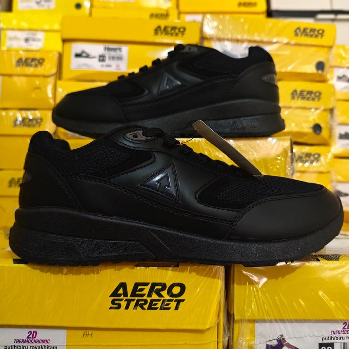 [TERMURAH 100% Original AEROSTREET] Aerostreet 37-44 Aerostreet Osaka All Black Aerostreet Osaka Ful
