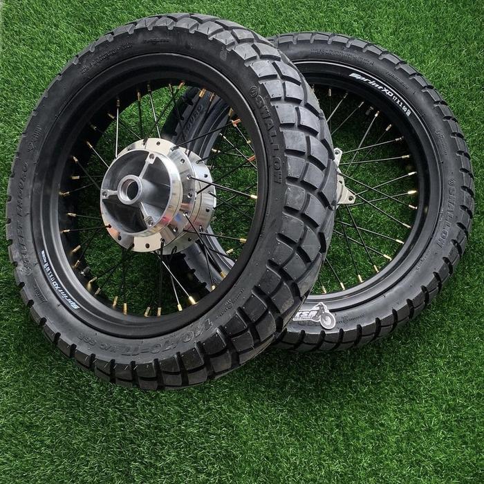 Velg Jari Jari + Ban Enduro XSR 155