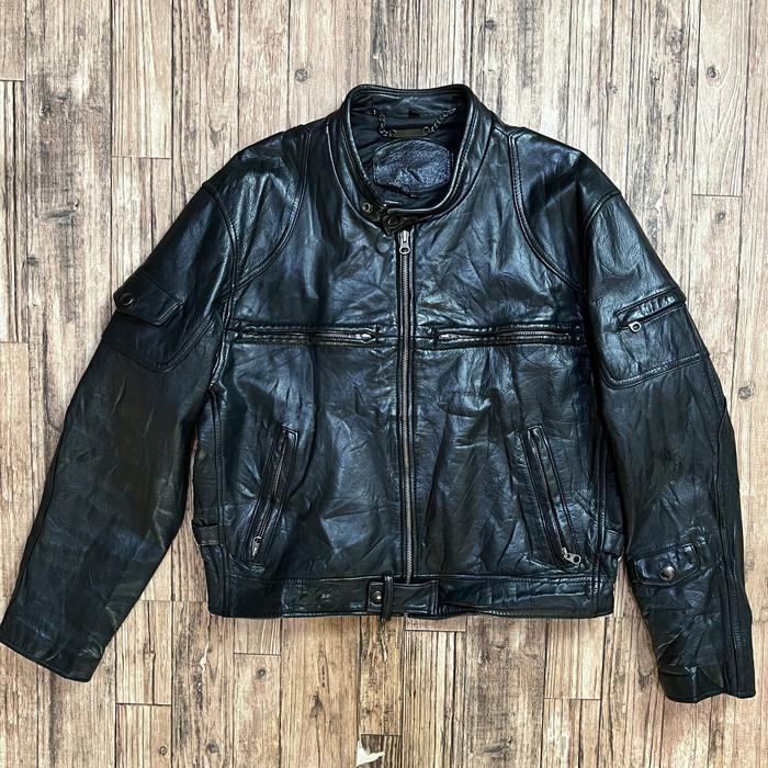 Wind Armor cafe racer leather jacket