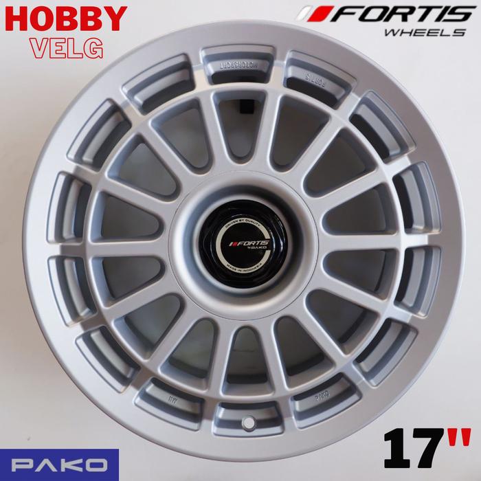 VELG MOBIL ORIGINAL FORTIS WHEELS BY PAKO PRW 17 BATUR R17 x 8 5H 114,3 ET 32 MATTE SILVER