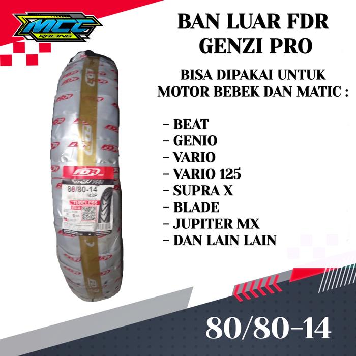 BAN LUAR MATIC FDR GENZI PRO BAN LUAR BEBEK FDR GENZI PRO TUBELESS FDR GENZI PRO BAN FDR GENZI PRO T