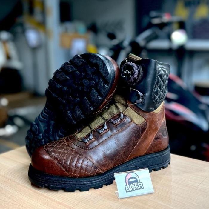 Second - Sepatu Touring Parabellum Bristol Brown Tactical Size 41