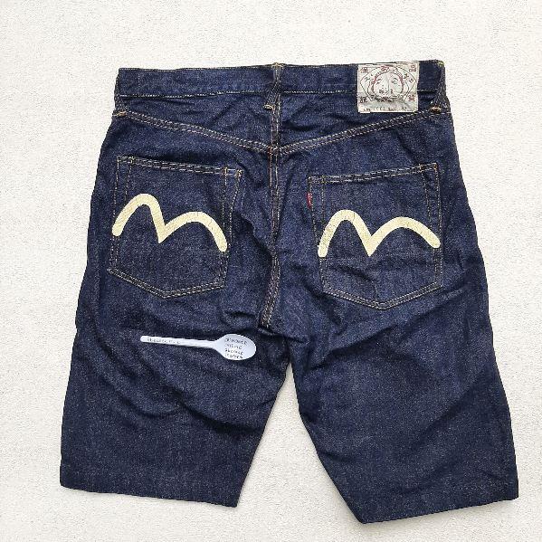 EVISU selvedge short pant Lot 7001 MADE IN JAPAN size 32 fit ke 34