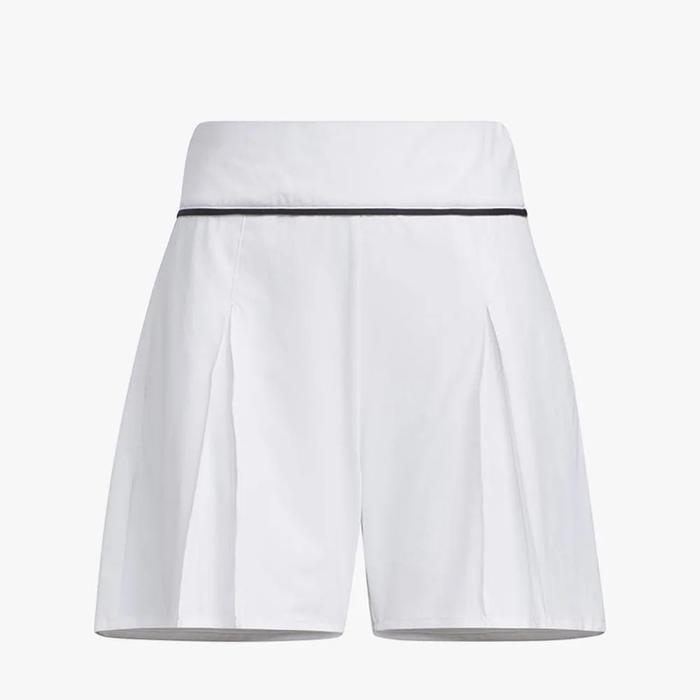 CELANA PENDEK GOLF WANITA ADIDAS Aeroready Hi Waist 6inch Culottes Skort Women's - White ORIGINAL