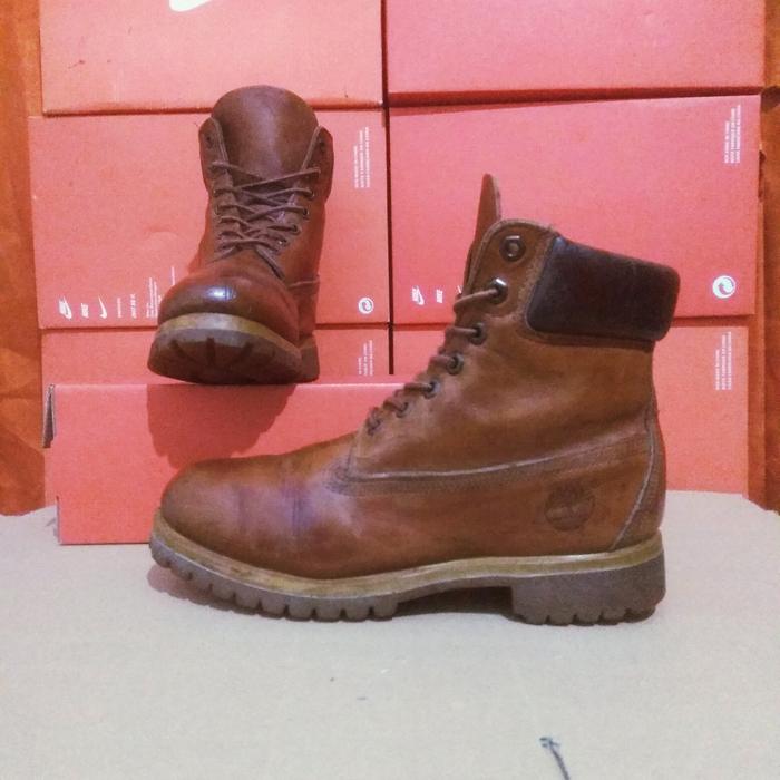 ORI Second Timberland 6" WP Icon Leather Boots Made in USA (Size 40.5)