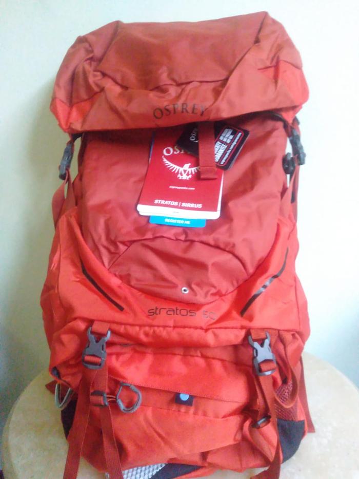 Tas Ransel Semi Carrier Kerir Osprey Stratos 50 orange