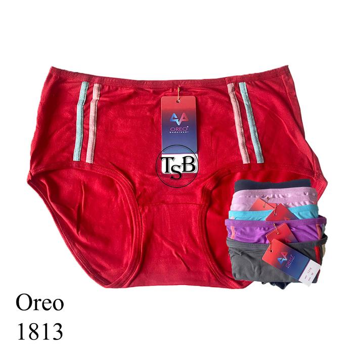3 Pcs Celana Dalam Wanita Oreo 1318 CD Wanita Celana Dalam Wanita Oreo Size M L XL XXL