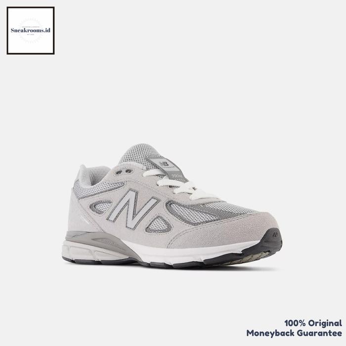 New Balance 990v4 Kool Grey Silver GS GC990GR4 Original Resmi (100% Authentic)