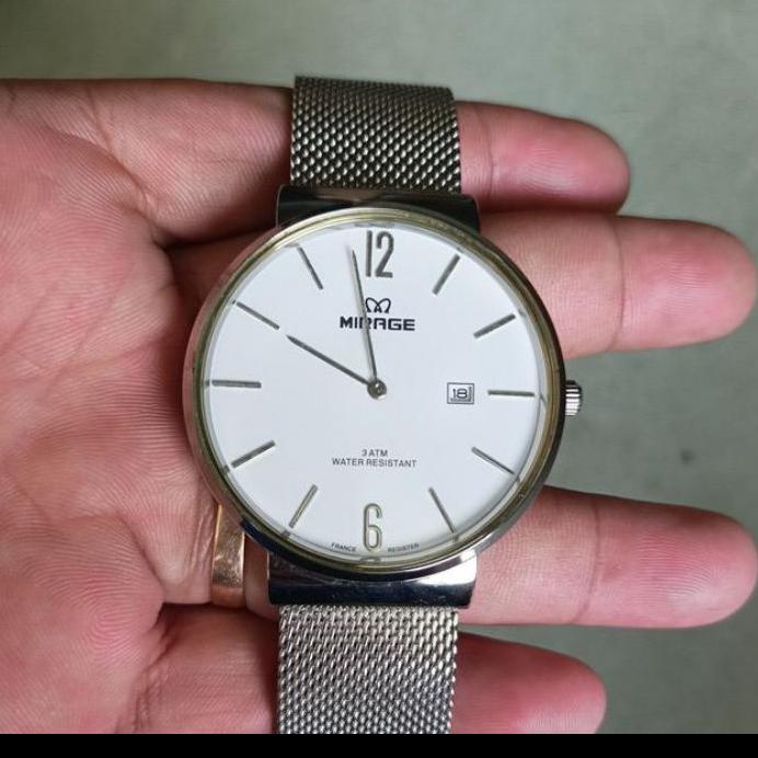 Jam Tangan Mirage Rantai Pasir,Original, Jam Tangan Cowok