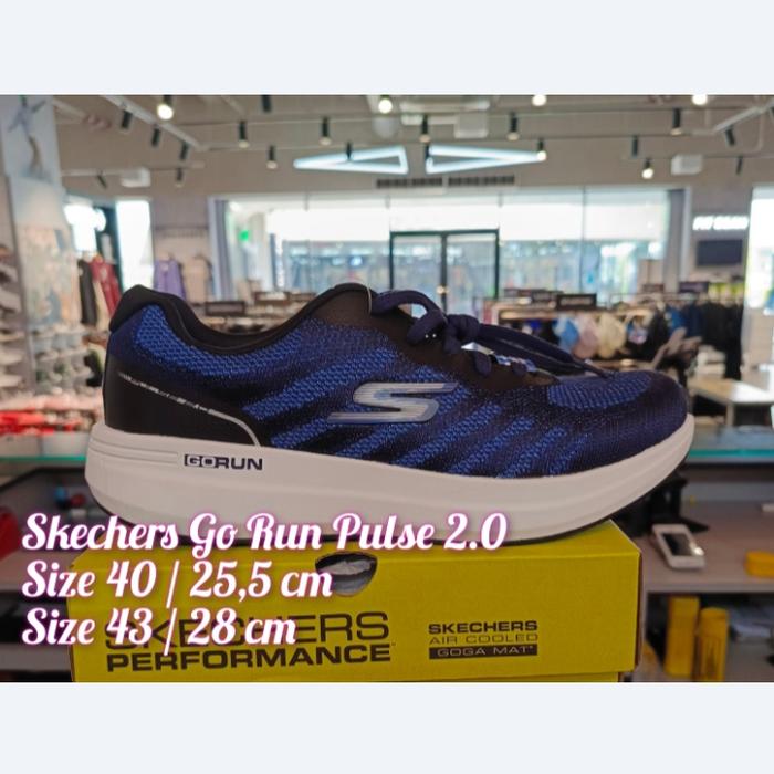 SEPATU SKECHERS GO RUN PULSE 2.0 BLUE
