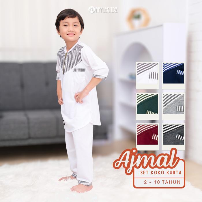 Applekidz Set Setelan Baju Muslim Koko Kurta Turki Anak Ajmal