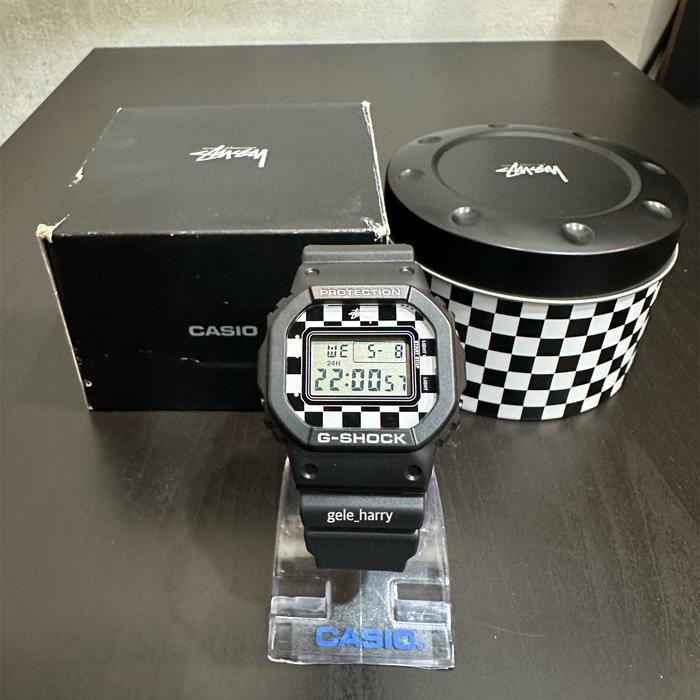 Gshock DW 5600VT stussy Checker