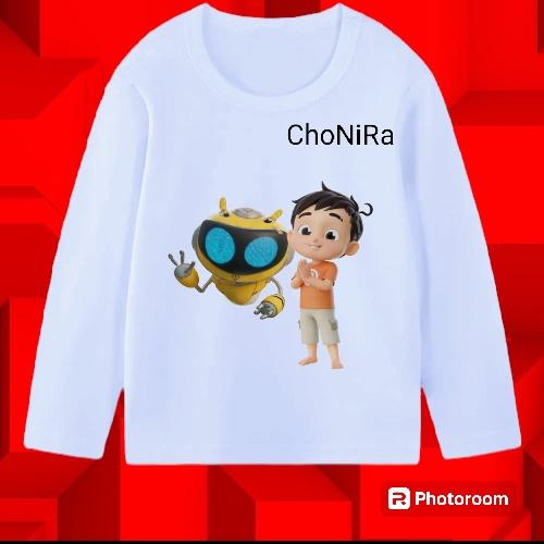 KAOS ANAK RIKO DAN QIO LAKI LAKI DAN PEREMPUAN USIA 1 SAMPAI 8 TAHUN