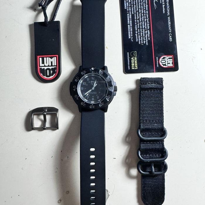 Luminox 3000/3900 BO Second 100% Original FULLSET Buckle Ori ada. Pembelian bulan 11/2019 Barang kal