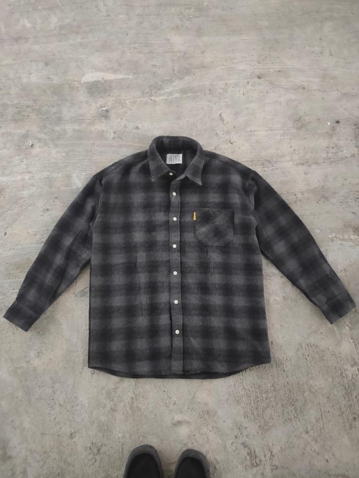 KEMEJA PRIA KEMEJA TEBAL JAKET KEMEJA COWOK WOOL VETERANO OUTER SHIRT WOOL