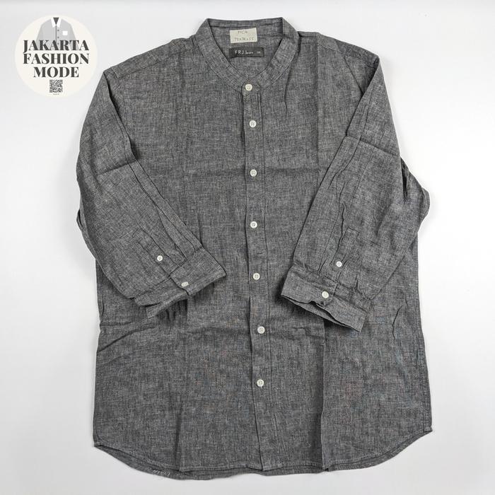 Kemeja Koko Pria Kemeja Sanghai FRJ JEANS N06 Second Branded Size L