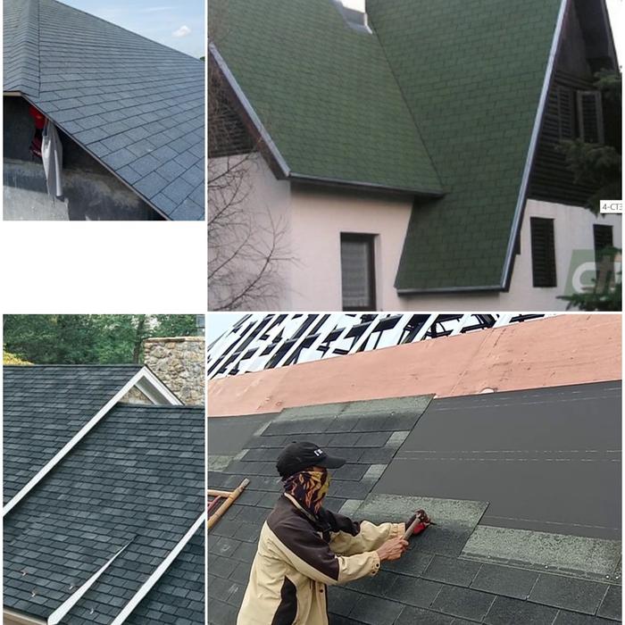 Atap Bitumen Aspal CTI Rangka Baja Ringan