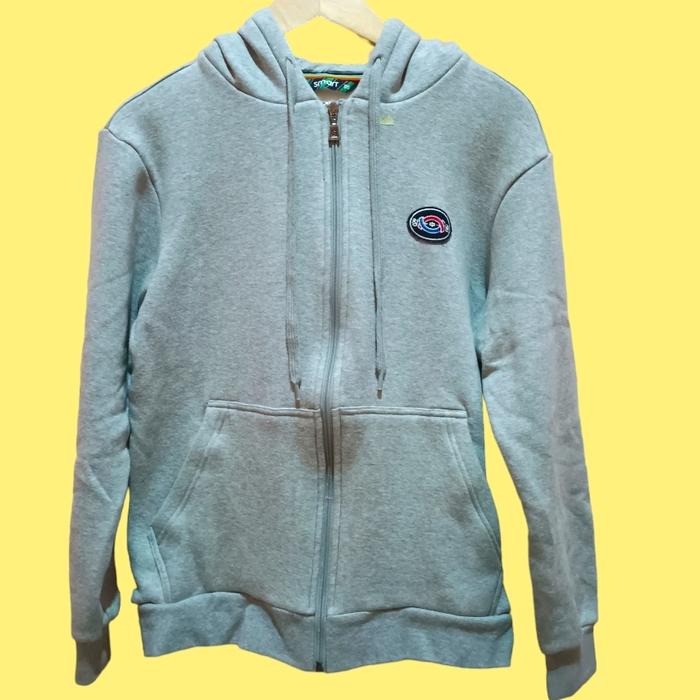 hoodie warna abu second import