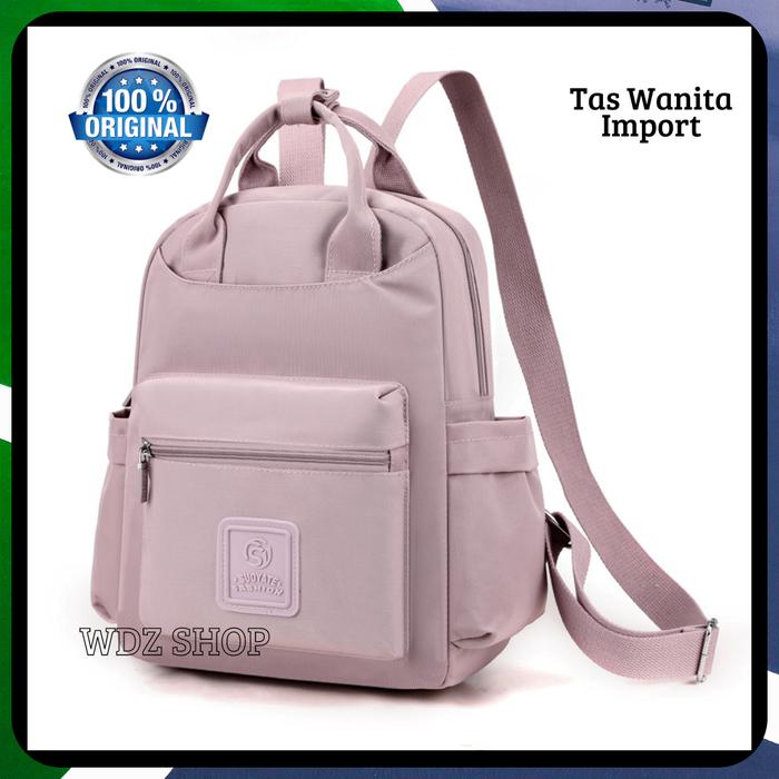 Tas ransel wanita branded import original berkualitas tas punggung remaja dewasa - suoyate bag 1210