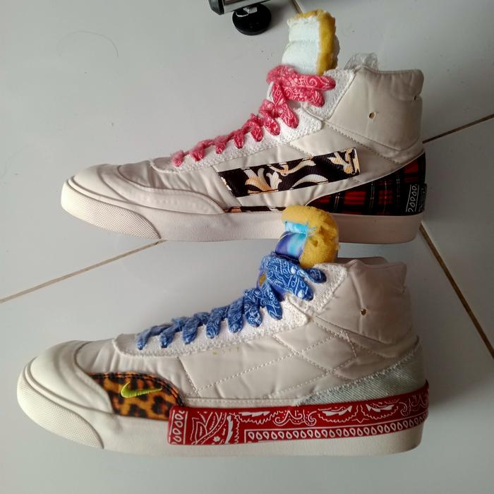 Nike Drop-Type Mid "white" skate shoes
