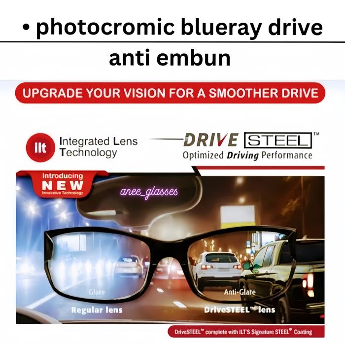 Lensa SV 1.56 sunactives drive steel UV Plus by ILT