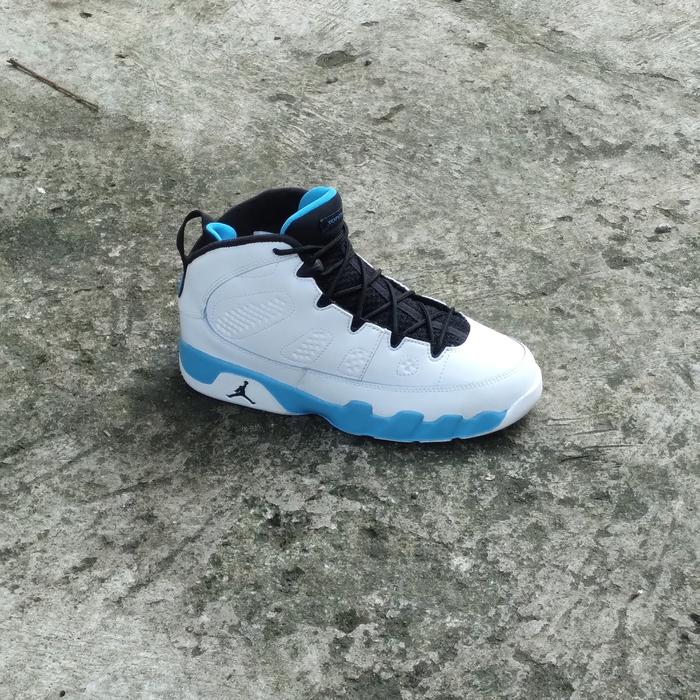 Air Jordan Kids Retro 9 White Blue Black BNIB Original