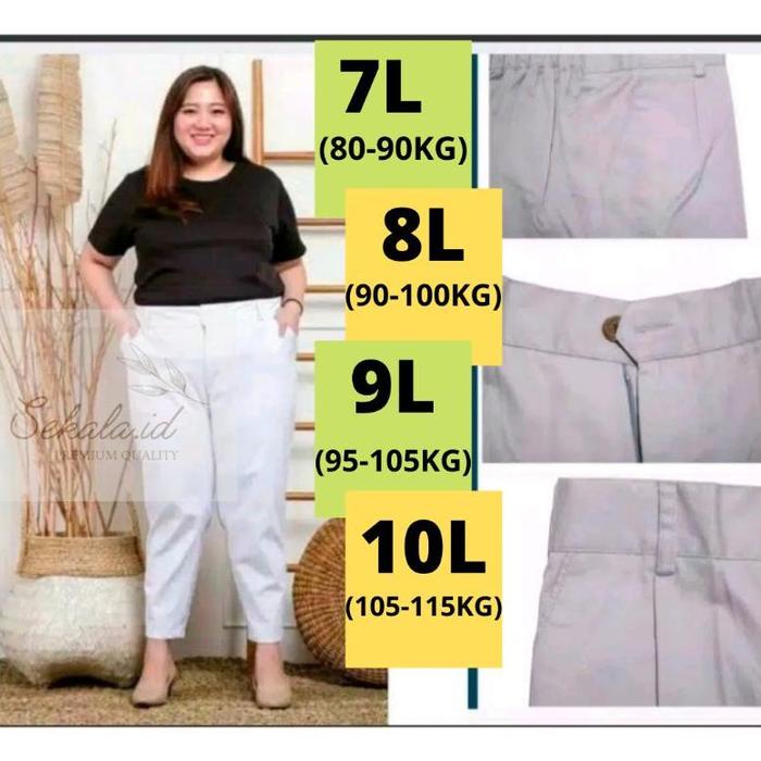 [Ready] - Baggy Pants Jumbo American Drill Premium Bigsize 7L 8L 9L 10L//Celana Kerja//Celana Panjan