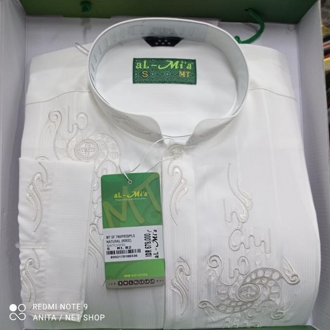 Pilihan Baju Koko Lengan Panjang Khusus Putih Mt Premium / Mt / Mt Fashion ( 100 % Orinal Al- Mia ) 