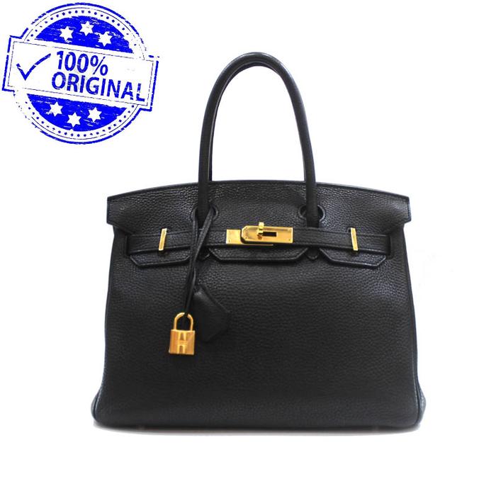 Preloved Hermes Birkin 30 B30 Black Noir GHW #O Square 2011