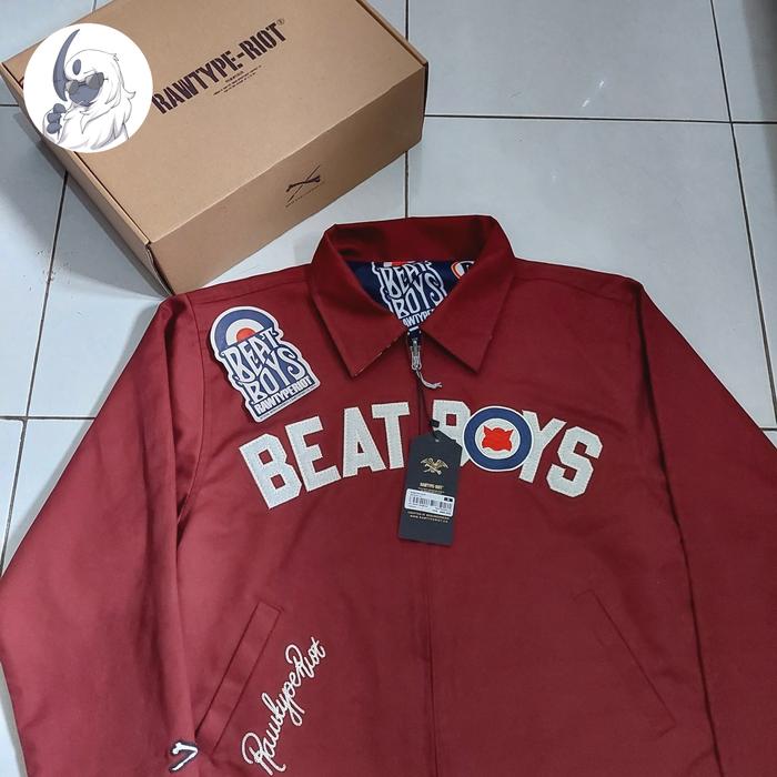 Rawtype Riot x Beat Boys Reversible Work Jacket - Maroon