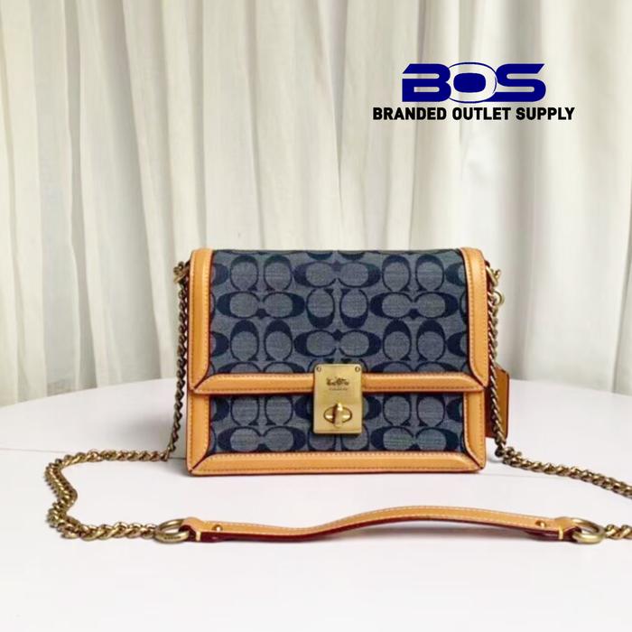 READY TAS COC Hutton Shoulder Bag Signature Chambray 3696 Denim