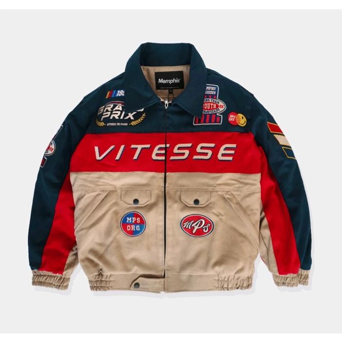 Memphisorigins - Jacket Nascar Vitesse Terbaru Unisex Pria Wanita (Limited Edition) + Sertifikat Pre