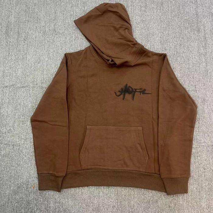 Travis Utopia Brown Logo Hoodie