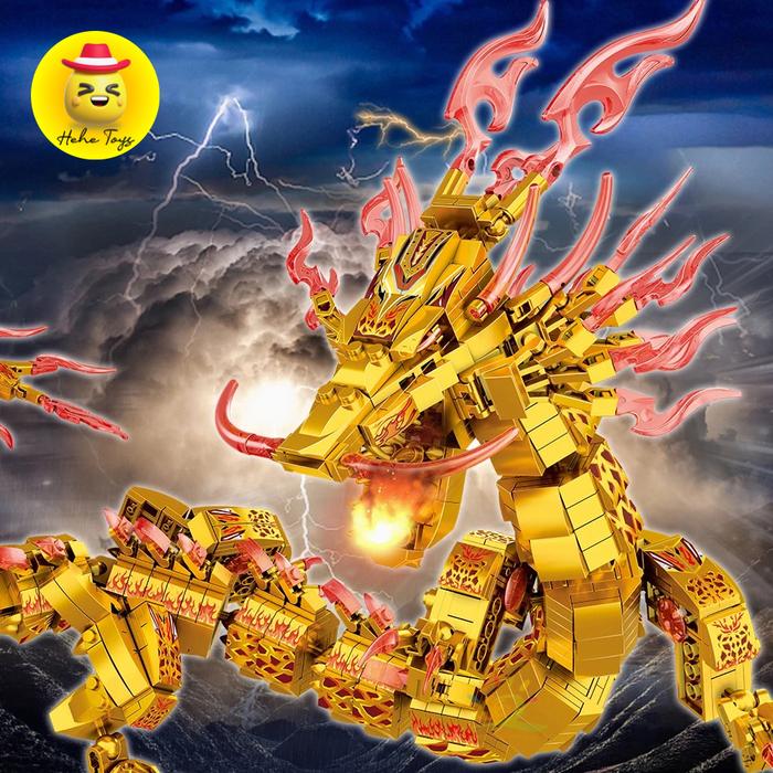 Ninja series Golden dragon 76058 1314pcs Big bricks