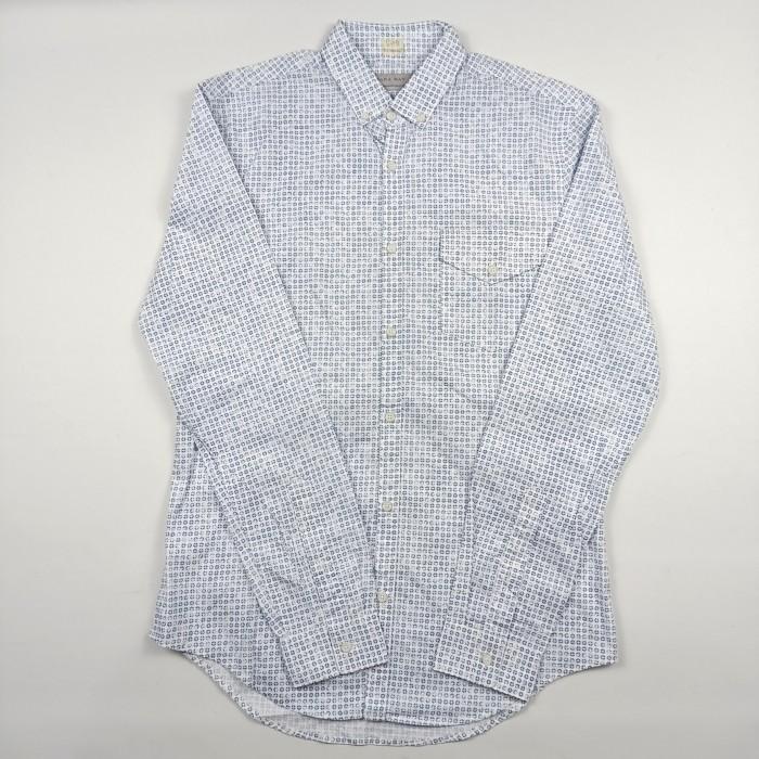 Kemeja Pria Casual ZARA MAN S249 Second Branded SizeS
