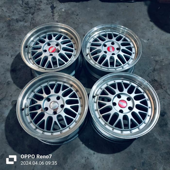 VELG MOBIL CELONG SEKEN/BEKAS BBS R17 X7,5/8,5 5X114 ET S/P(70% PCD INNOVA,RUSH