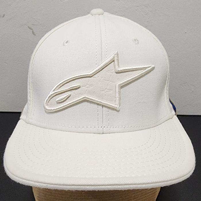topi flexfit ALPINESTARS broken white fitted S-M