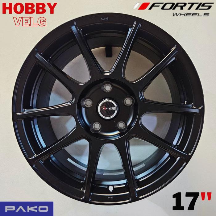 VELG MOBIL ORIGINAL RCX GALELA BY PAKO WHEELS R17 x 8 5H 114,3 ET 42 MATT BLACK