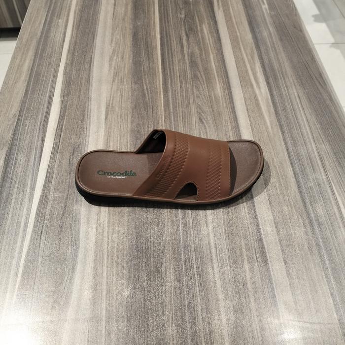 Crocodile CS 9800-2 Brown Sandal Pria Original