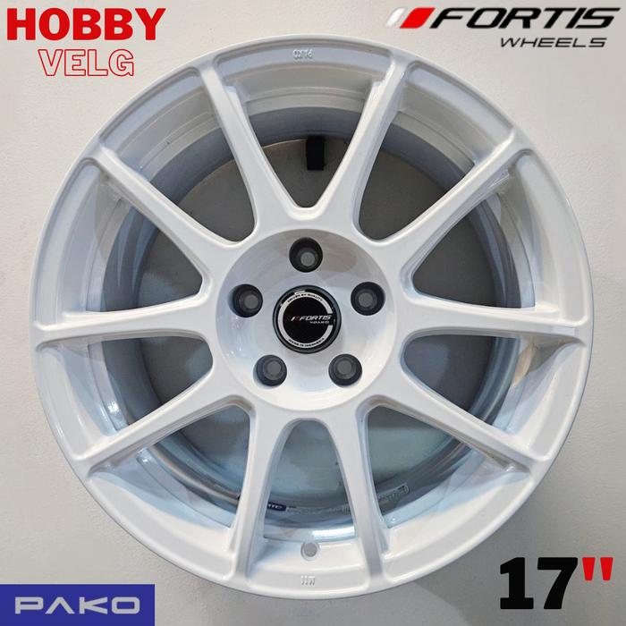 VELG MOBIL ORIGINAL RCX GALELA BY PAKO WHEELS R17 x 8 5H 114,3 ET 42 RACING WHITE