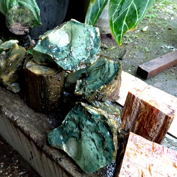 batu akik garut / bahan batu akik / batu pancawarna garut
