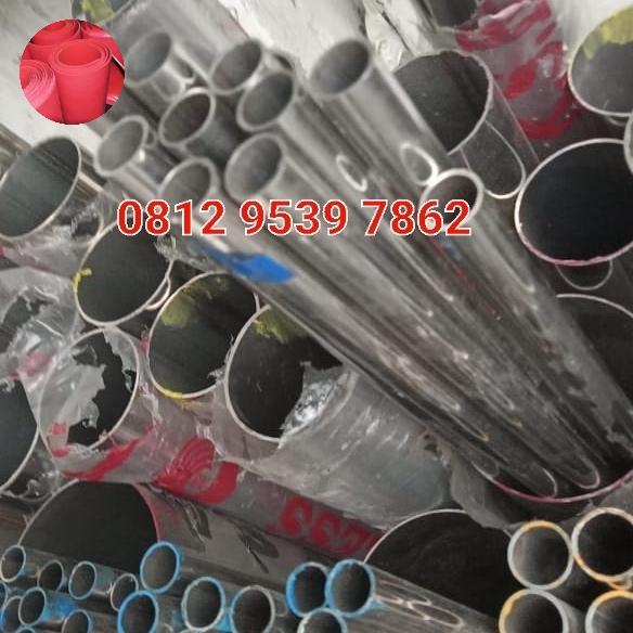 pipa stainlis stel 304 ikuran 1/2" x y 1.2mm x 6m/ pipa ss 304