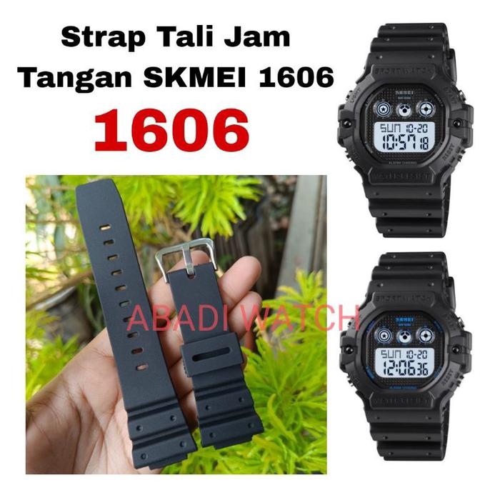 STRAP TALI JAM TANGAN SKMEI 1606 Original SKMEI1606  SK1606 SK 1606 ORIGINAL SKMEI