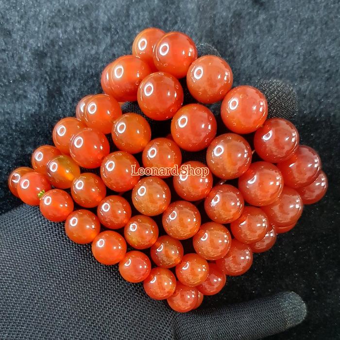 Gelang Mila Asli Baltic Amber Stone / Fossil Batu Alam Pria dan Wanita