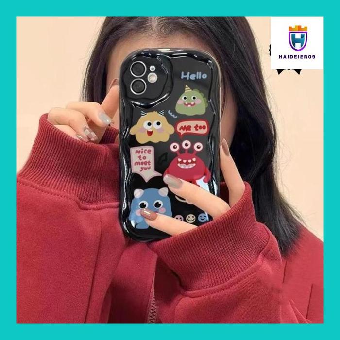 (HAIDE) SS845 CASE BADUT LUCU MONSTER KECIL KARTUN UNTUK XIAOMI REDMI A3 8 13C 13 A1 A2 PLUS 9 9A 9I
