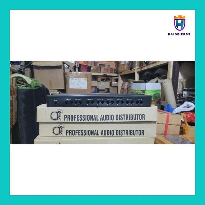 (HAIDE) CR BOX AUDIO DISTRIBUTOR 2.6 HANYA BOX LEBAR 48 X 15 X 5 BOK HARGA TERTERA PER 1 BOX