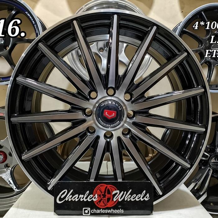 Velg Vossen Ring16 Hitam Polish
