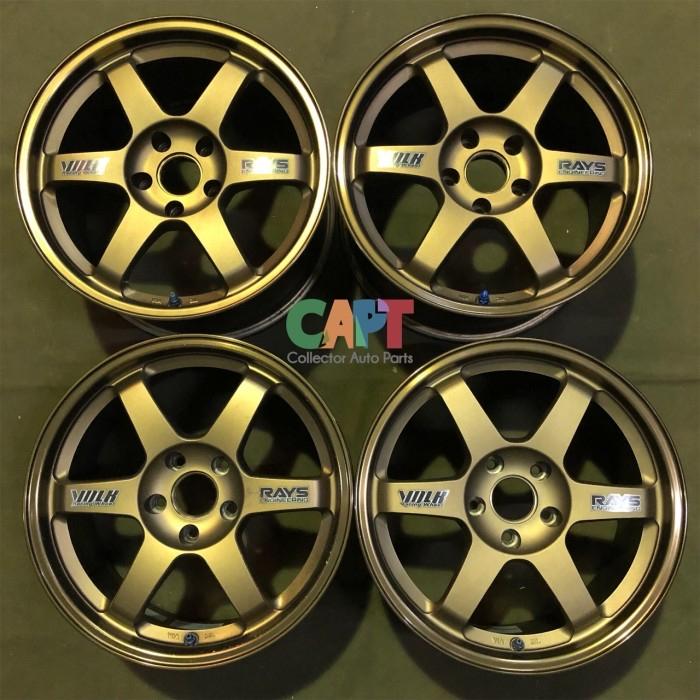 Velg Volk Rays TE37 Bronze R17 Original Japan Ring 17 OG 5x114 Innova