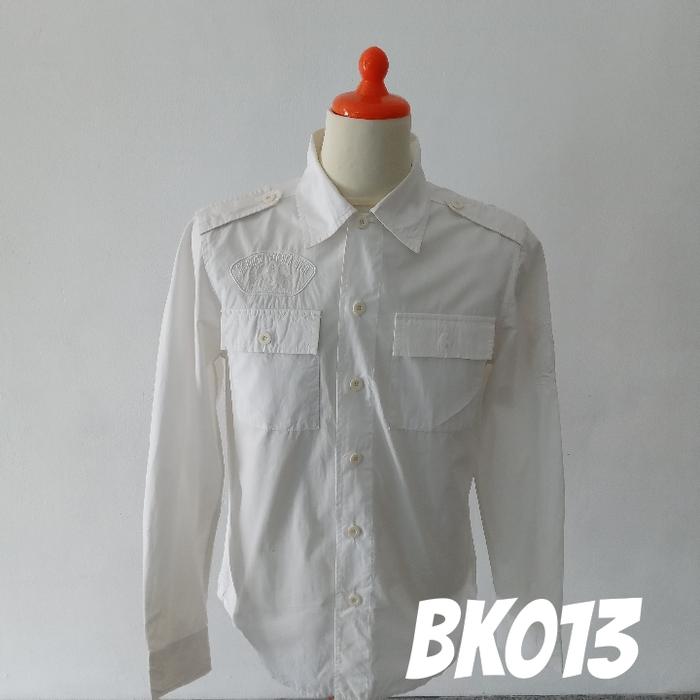 Kemeja Pria Samuel & Kevin Lengan Panjang White