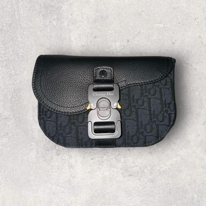 DIOR Mini saddle Messenger Bag Black